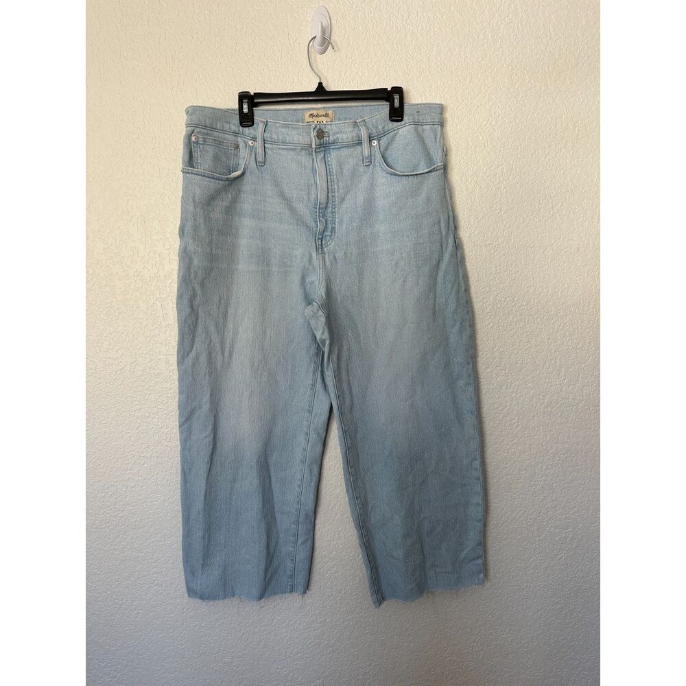 Madewell The Perfect Vintage Wide-Leg Crop Jean Size 33 - Picture 2 of 10